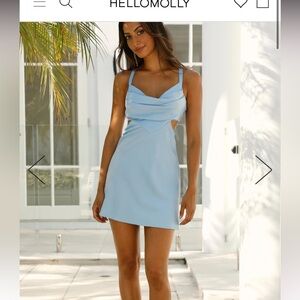 hello molly angelic way dress blue